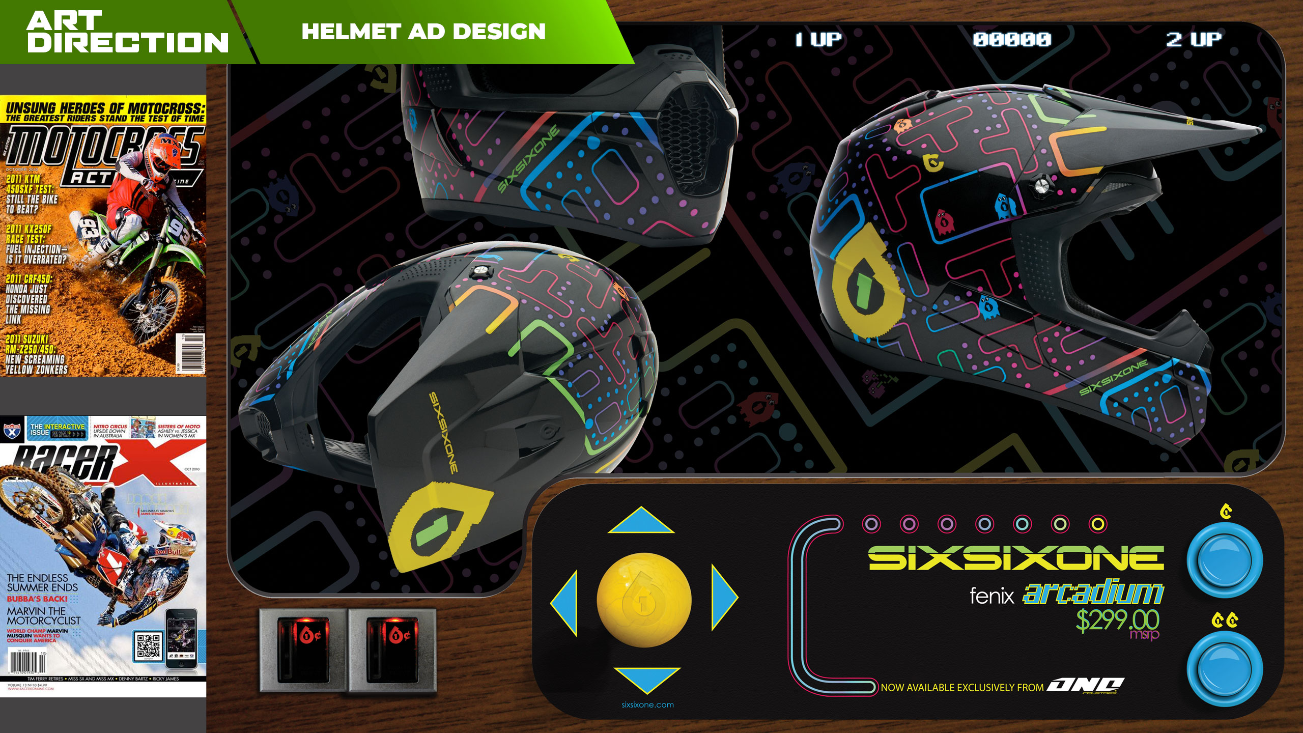 SixSixOne Arcadium Helmet Ad