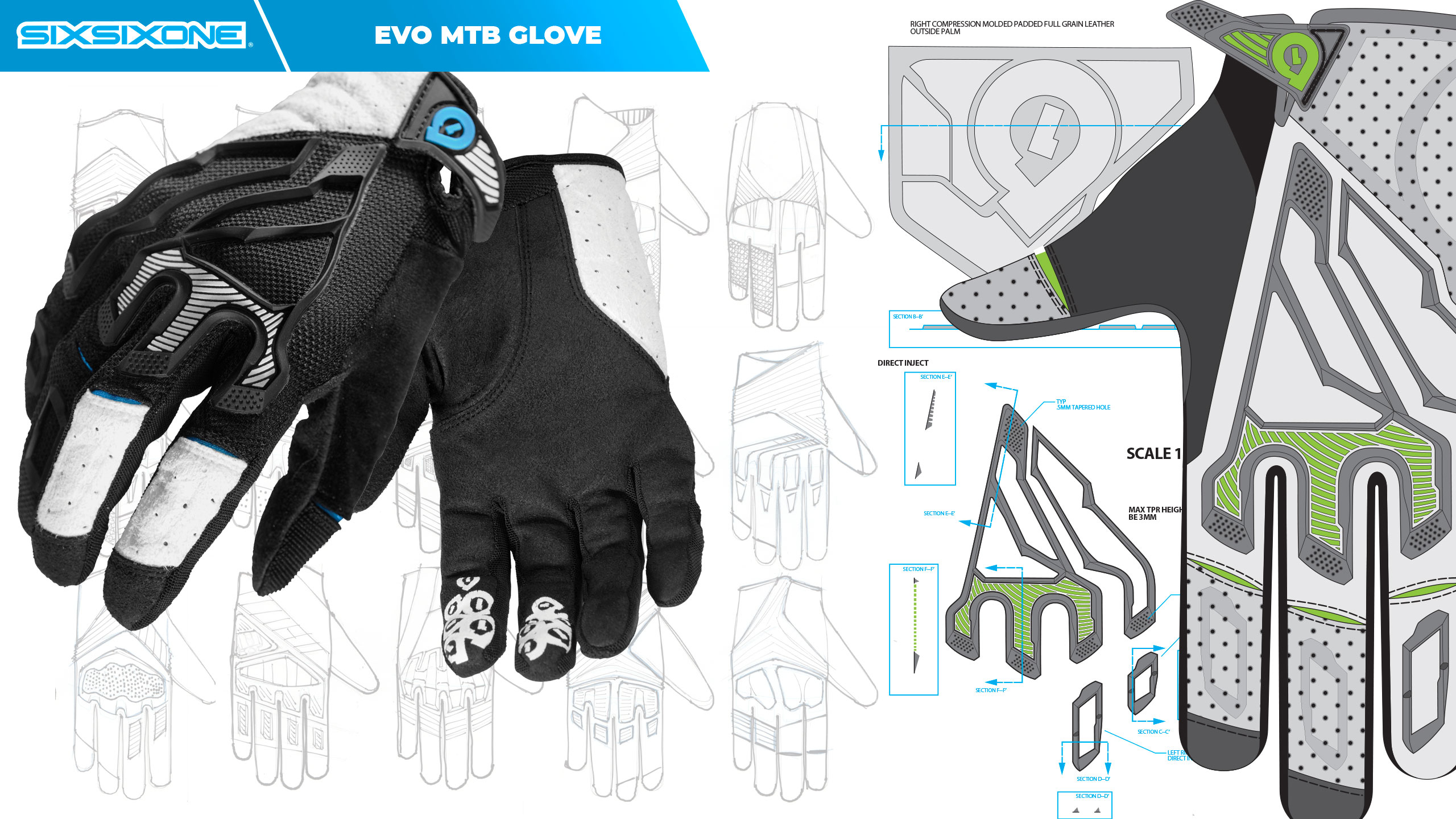 SixSixOne EVO Glove