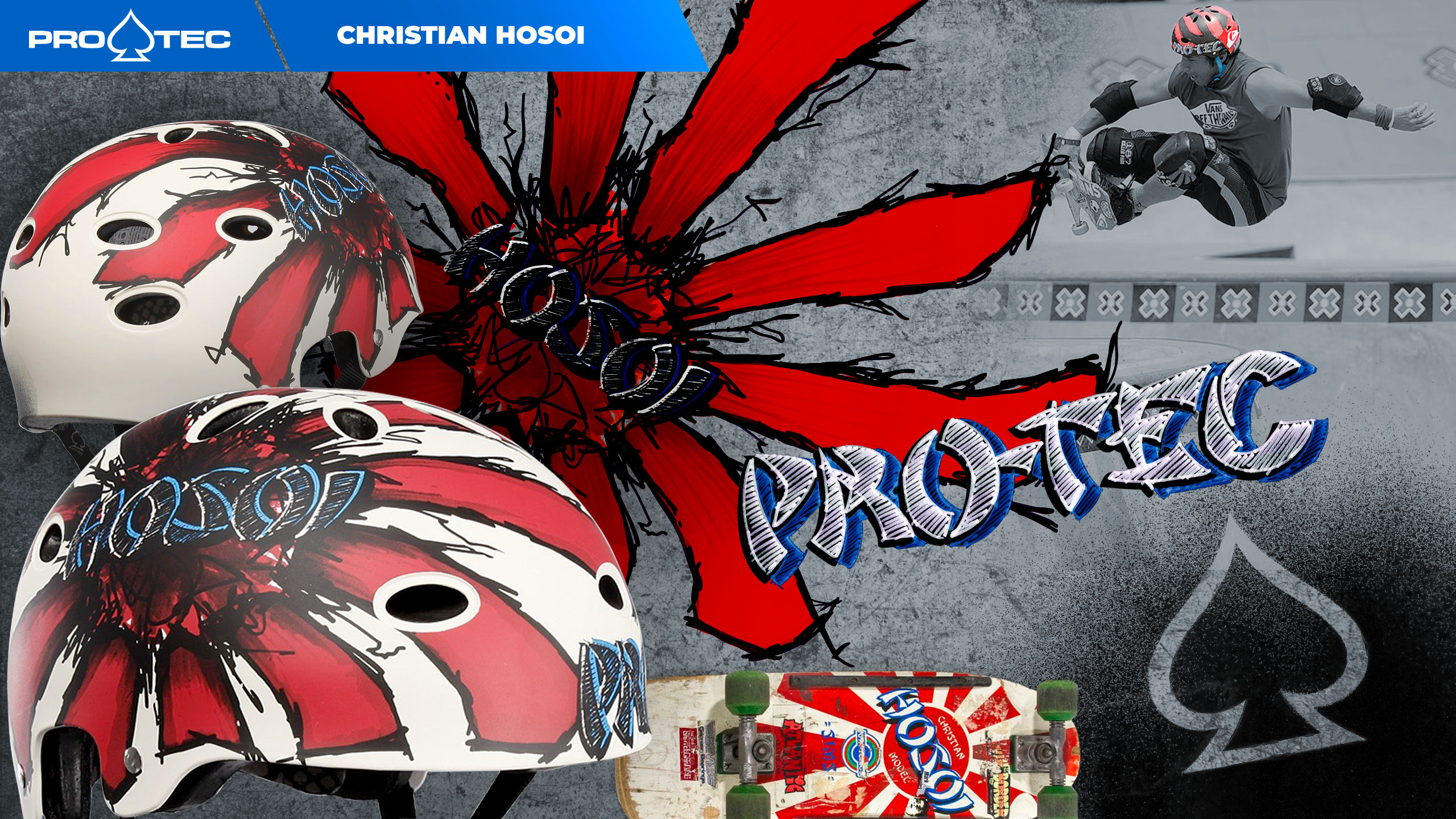 Pro-tec Christian Hosoi Helmet Graphic